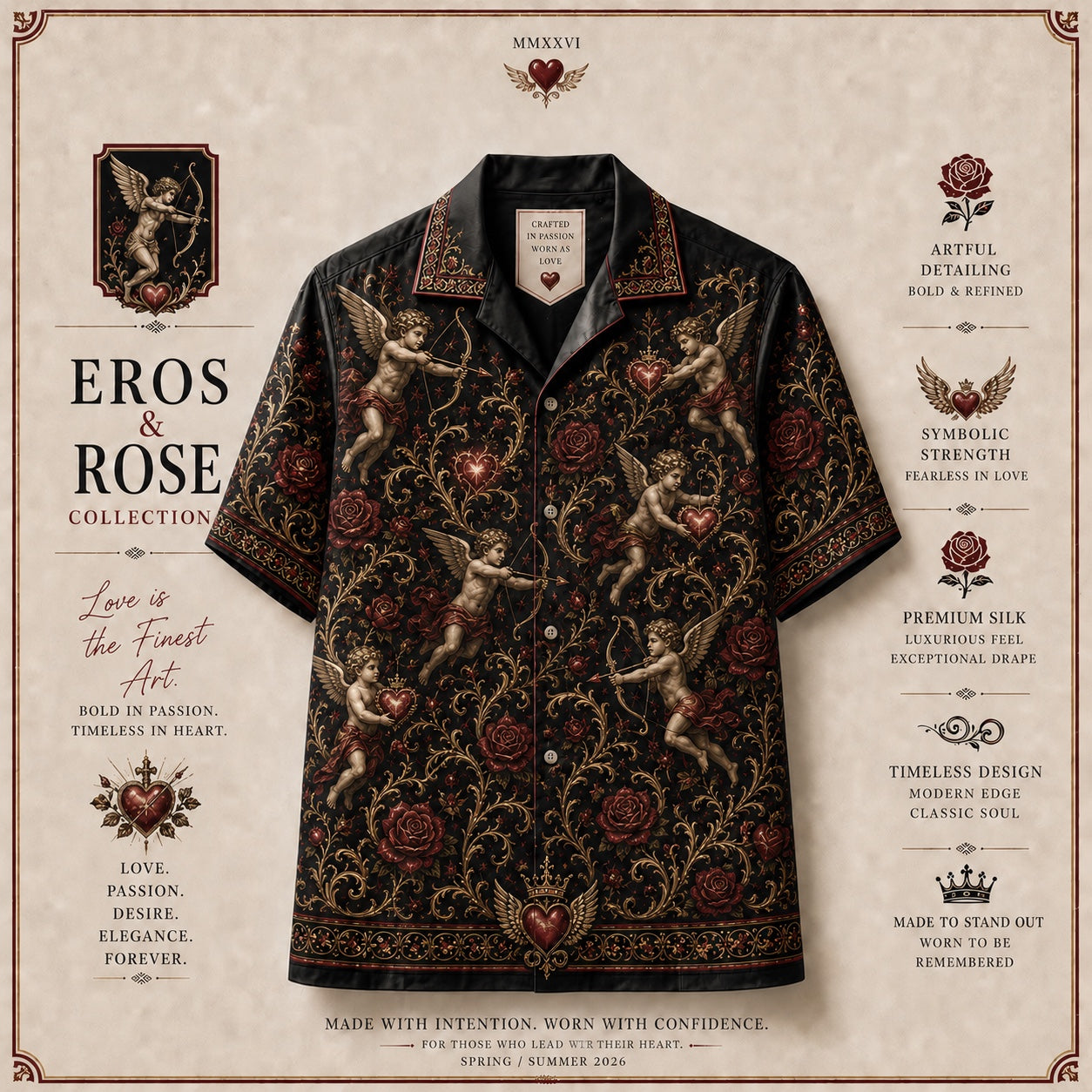 Eros Cupid Romance Resort Shirt