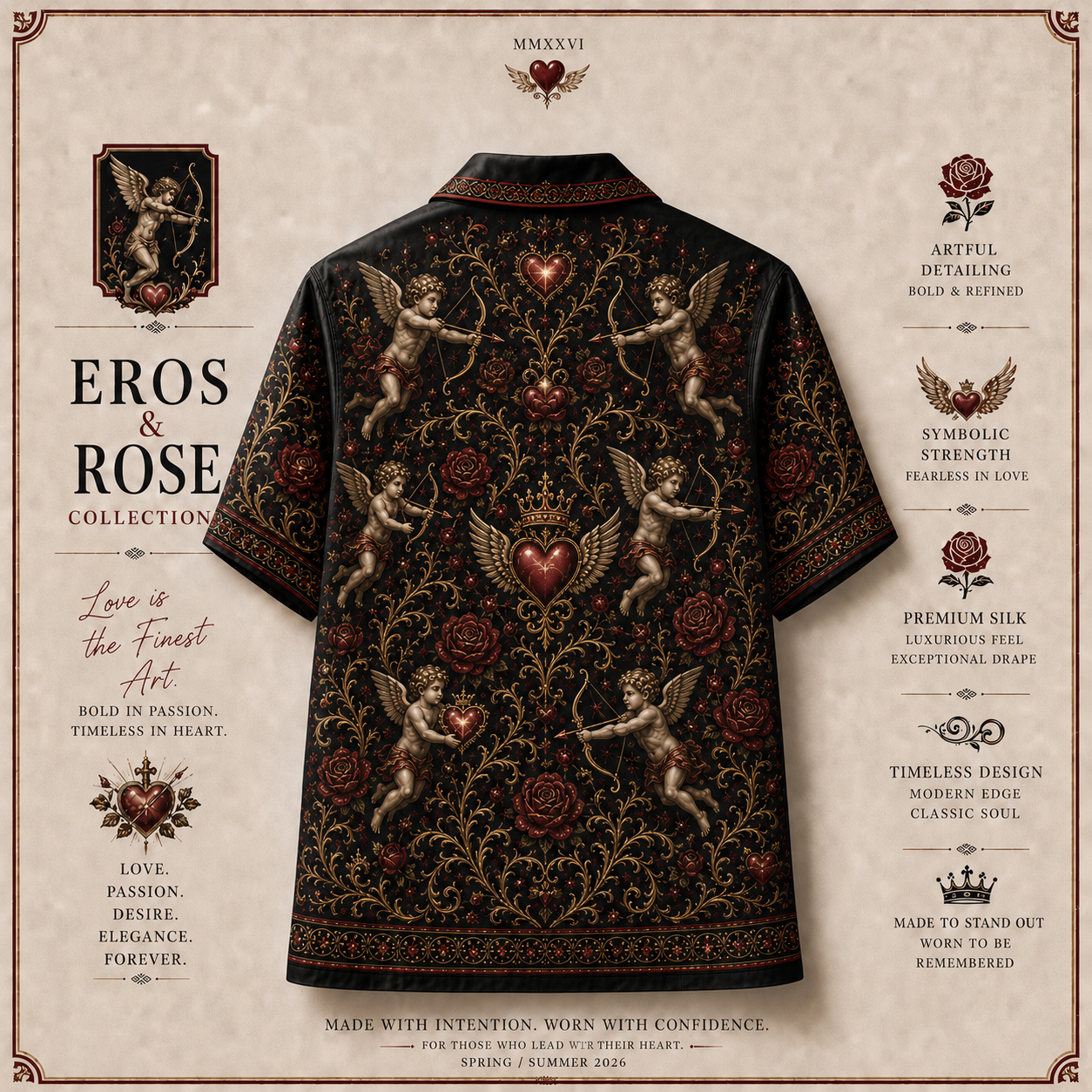 Eros Cupid Romance Resort Shirt