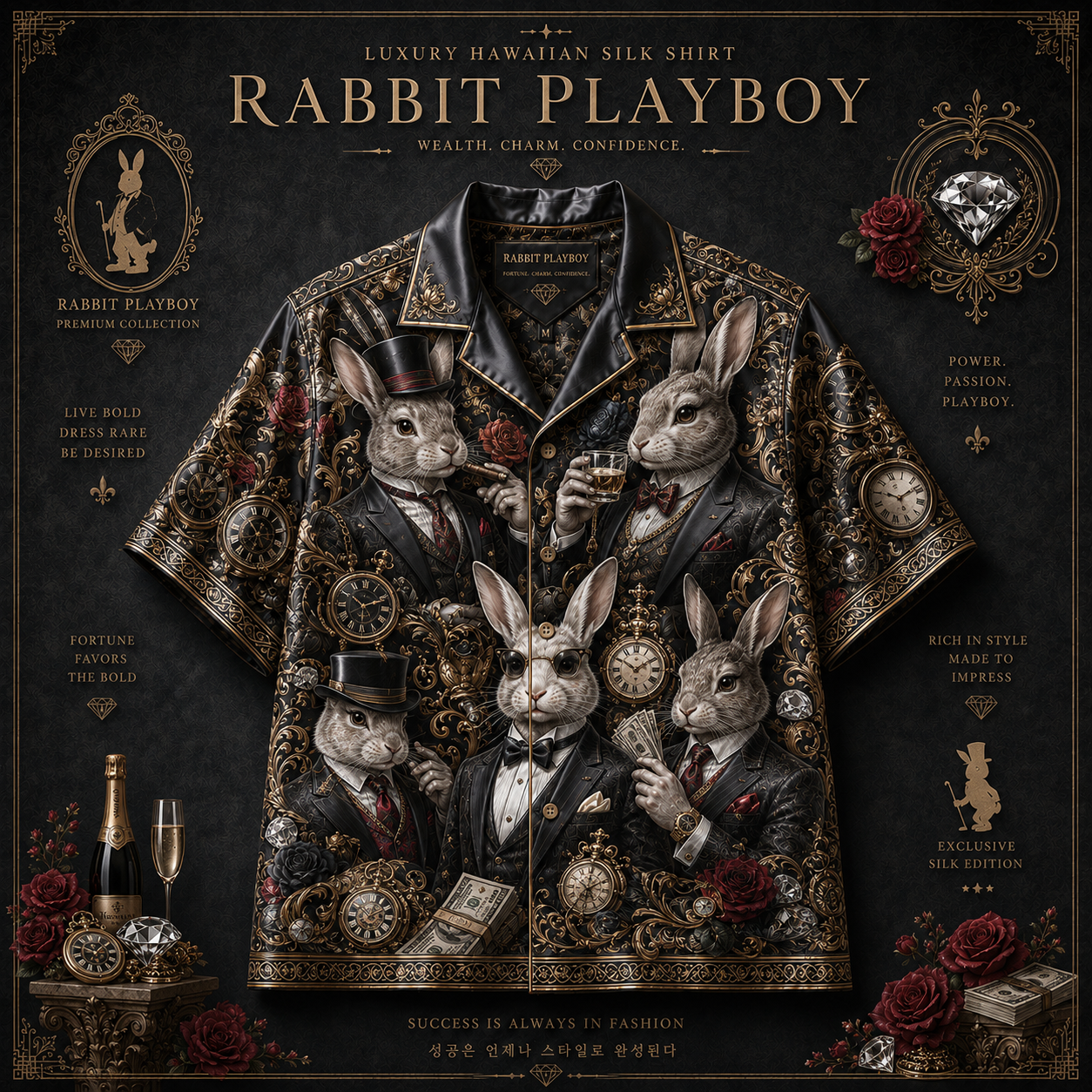 Black Bunny Resort Shirt