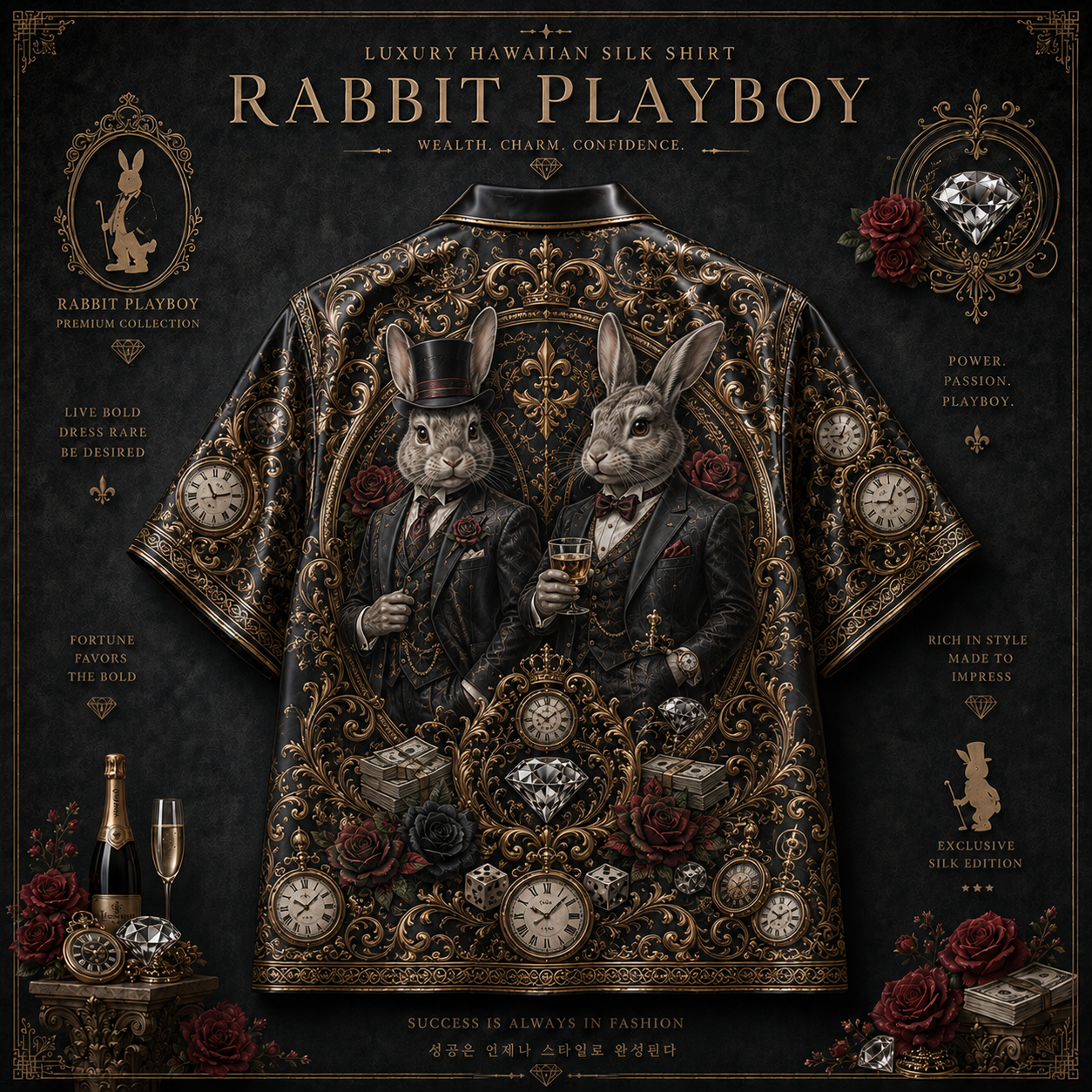 Black Bunny Resort Shirt
