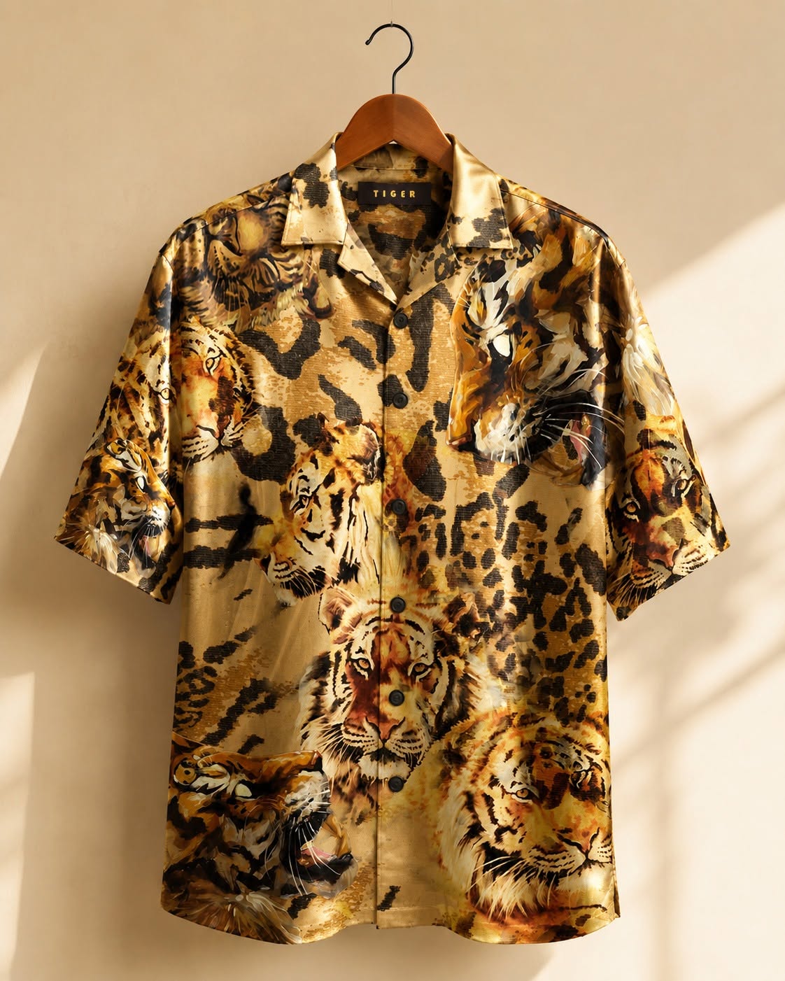 Tiger Graphic Resort Shirt image 1